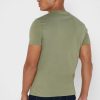 T-shirts verts à col ras du cou et logo poitrine Ralph Lauren pour homme