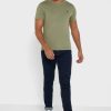 T-shirts verts à col ras du cou et logo poitrine Ralph Lauren pour homme
