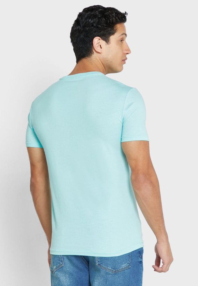 T-shirts verts à col rond Ralph Lauren Essential pour hommes T-shirts verts à col rond Ralph Lauren Essential pour hommes