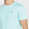 T-shirts verts à col rond Ralph Lauren Essential pour hommes T-shirts verts à col rond Ralph Lauren Essential pour hommes