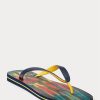 Tongs multicolores Ralph Lauren Bolt Tie-Dye pour hommes Tongs multicolores Ralph Lauren Bolt Tie-Dye pour hommes