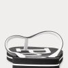 Tongs noires/blanches à logo Ralph Lauren Bolt pour homme Tongs noires/blanches à logo Ralph Lauren Bolt pour homme