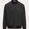 Vestes aviateur noires en coton mélangé Ralph Lauren Drayton pour homme Vestes aviateur noires en coton mélangé Ralph Lauren Drayton pour homme
