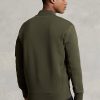 Vestes aviateur olive en tricot double pour homme Ralph Lauren Vestes aviateur olive en tricot double pour homme Ralph Lauren