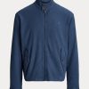 Vestes bleues en sergé de lin mélangé à chevrons pour homme Ralph Lauren