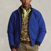 Vestes bleues à manches raglan Ralph Lauren pour hommes Vestes bleues à manches raglan Ralph Lauren pour hommes