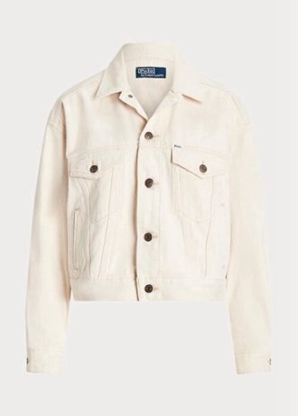 Vestes camionneur blanches Ralph Lauren The New Denim Project pour femmes
