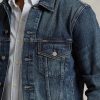 Vestes camionneur en denim bleu Ralph Lauren pour hommes