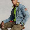 Vestes camionneur en jean Ralph Lauren pour hommes Vestes camionneur en jean Ralph Lauren pour hommes