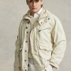 Vestes à capuche à chevrons crème Ralph Lauren pour homme Vestes à capuche à chevrons crème Ralph Lauren pour homme