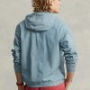 Vestes à capuche en chambray indigo bleu Ralph Lauren pour homme Vestes à capuche en chambray indigo bleu Ralph Lauren pour homme