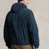 Vestes à capuche en denim bleu marine Ralph Lauren pour hommes