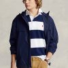 Vestes à capuche imperméables bleu marine Ralph Lauren pour homme Vestes à capuche imperméables bleu marine Ralph Lauren pour homme