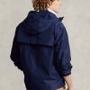 Vestes à capuche imperméables bleu marine Ralph Lauren pour homme Vestes à capuche imperméables bleu marine Ralph Lauren pour homme