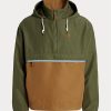 Vestes à capuche imperméables et pliables multicolores marron pour homme Ralph Lauren