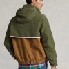 Vestes à capuche imperméables et pliables multicolores marron pour homme Ralph Lauren