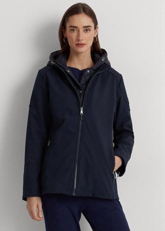 Vestes à capuche Ralph Lauren bleu marine pour femmes
