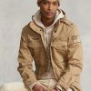 Vestes de campagne emblématiques Ralph Lauren kaki pour hommes