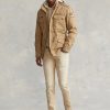 Vestes de campagne emblématiques Ralph Lauren kaki pour hommes