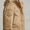 Vestes de campagne emblématiques Ralph Lauren kaki pour hommes