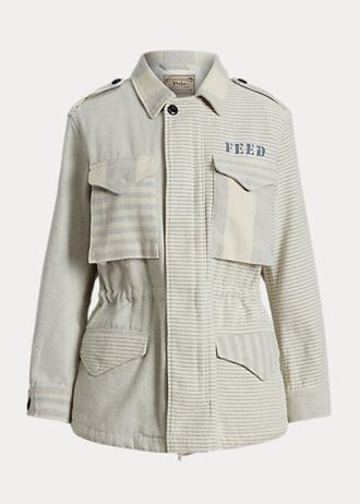 Vestes de campagne grises Ralph Lauren Polo x FEED pour femmes