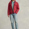 Vestes de pataugeoire en sergé rouge Ralph Lauren pour hommes Vestes de pataugeoire en sergé rouge Ralph Lauren pour hommes