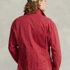 Vestes de pataugeoire en sergé rouge Ralph Lauren pour hommes Vestes de pataugeoire en sergé rouge Ralph Lauren pour hommes