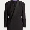 Vestes de smoking noires en jacquard Gregory Ralph Lauren pour femmes
