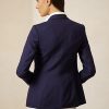 Vestes en crêpe de laine bleu marine Ralph Lauren Camden pour femme Vestes en crêpe de laine bleu marine Ralph Lauren Camden pour femme