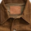 Vestes en daim marron Ralph Lauren pour hommes Vestes en daim marron Ralph Lauren pour hommes
