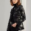 Vestes en denim noir ornées Bacall pour femmes de Ralph Lauren Vestes en denim noir ornées Bacall pour femmes de Ralph Lauren