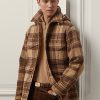 Vestes en laine à carreaux Nichols de Ralph Lauren pour homme marron Vestes en laine à carreaux Nichols de Ralph Lauren pour homme marron