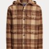 Vestes en laine à carreaux Nichols de Ralph Lauren pour homme marron Vestes en laine à carreaux Nichols de Ralph Lauren pour homme marron
