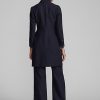 Vestes en laine sergée bleu marine Ralph Lauren pour femme Vestes en laine sergée bleu marine Ralph Lauren pour femme