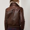Vestes en peau lainée mérinos brunie Niketa de Ralph Lauren pour femme Vestes en peau lainée mérinos brunie Niketa de Ralph Lauren pour femme