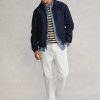 Vestes en popeline bleu marine Ralph Lauren Bayport pour homme Vestes en popeline bleu marine Ralph Lauren Bayport pour homme