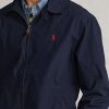 Vestes en popeline bleu marine Ralph Lauren Bayport pour homme Vestes en popeline bleu marine Ralph Lauren Bayport pour homme