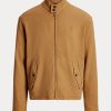 Vestes en sergé à chevrons en lin mélangé kaki Ralph Lauren pour homme Vestes en sergé à chevrons en lin mélangé kaki Ralph Lauren pour homme