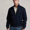 Vestes en sergé de coton bleu marine Ralph Lauren pour homme Vestes en sergé de coton bleu marine Ralph Lauren pour homme
