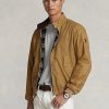 Vestes en toile cirée kaki Ralph Lauren pour hommes