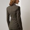 Vestes en tweed à carreaux Parker Ralph Lauren olive/marron pour femme Vestes en tweed à carreaux Parker Ralph Lauren olive/marron pour femme