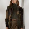 Vestes en tweed patchwork Hailey marron/olive Ralph Lauren pour femme Vestes en tweed patchwork Hailey marron/olive Ralph Lauren pour femme