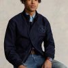 Vestes graphiques Ralph Lauren bleu marine pour hommes Vestes graphiques Ralph Lauren bleu marine pour hommes