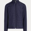 Vestes hybrides à col montant bleu marine Ralph Lauren pour homme Vestes hybrides à col montant bleu marine Ralph Lauren pour homme