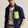 Vestes hybrides coupe-vent multicolores bleu marine pour homme Ralph Lauren