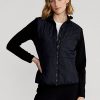 Vestes hybrides entièrement zippées Ralph Lauren noires pour femmes