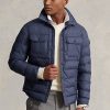 Vestes imperméables bleu marine Ralph Lauren pour homme Vestes imperméables bleu marine Ralph Lauren pour homme