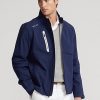 Vestes imperméables bleu marine Ralph Lauren pour hommes Vestes imperméables bleu marine Ralph Lauren pour hommes