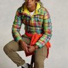 Vestes imperméables pliables à carreaux multicolores Ralph Lauren pour hommes Vestes imperméables pliables à carreaux multicolores Ralph Lauren pour hommes