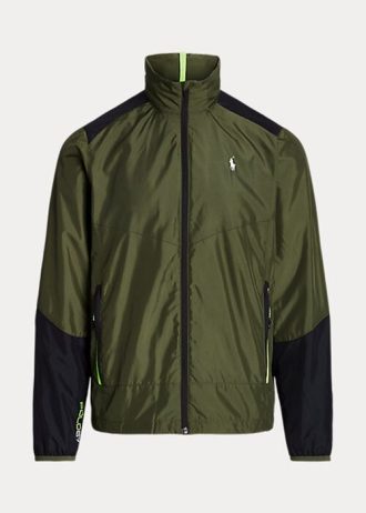Vestes imperméables Ripstop Olive pour hommes Ralph Lauren